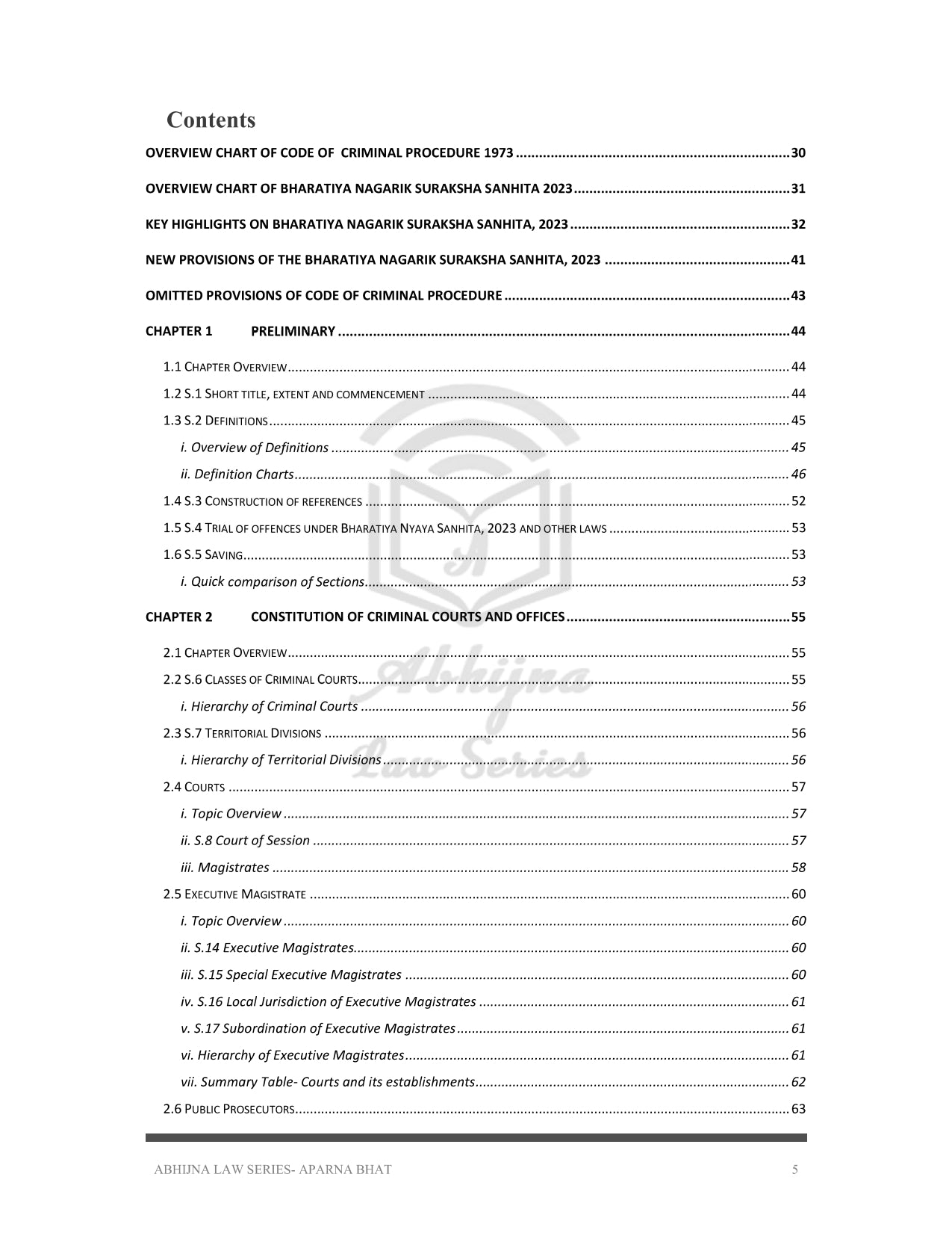 BNSS AND CRPC (QUICK CHARTS) FOR JUDICIARY EXAM (ALL STATES) [Paperback] Aparna Bhat and Anuradha Bhat