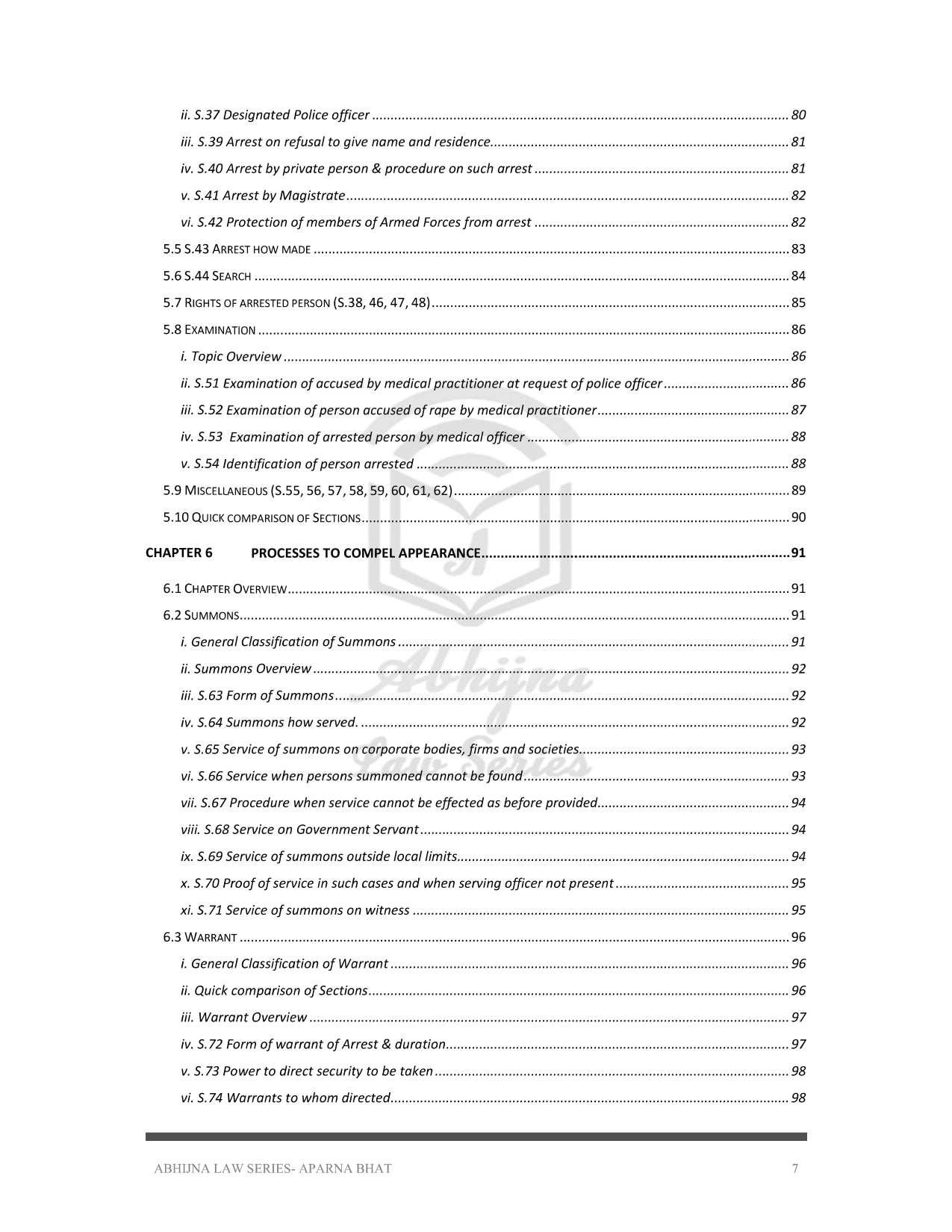 BNSS AND CRPC (QUICK CHARTS) FOR JUDICIARY EXAM (ALL STATES) [Paperback] Aparna Bhat and Anuradha Bhat