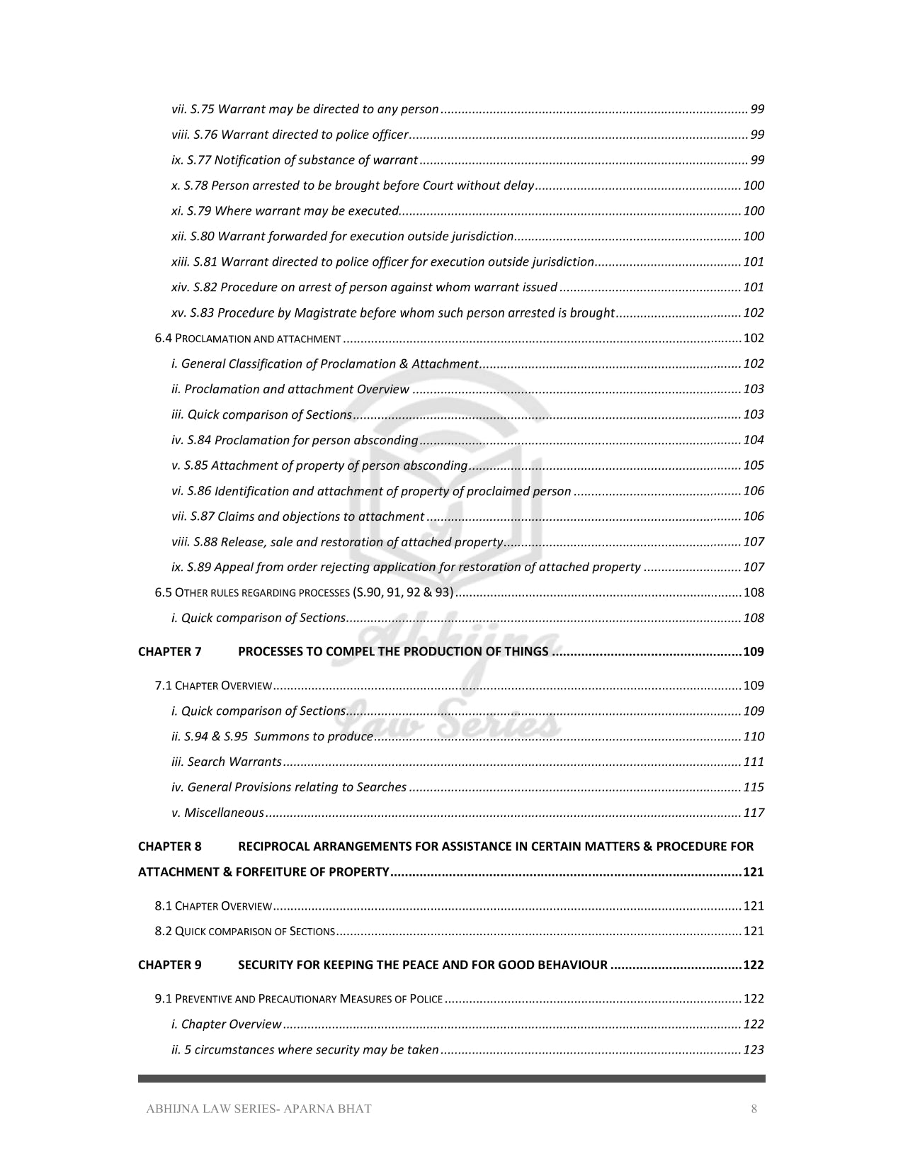 BNSS AND CRPC (QUICK CHARTS) FOR JUDICIARY EXAM (ALL STATES) [Paperback] Aparna Bhat and Anuradha Bhat