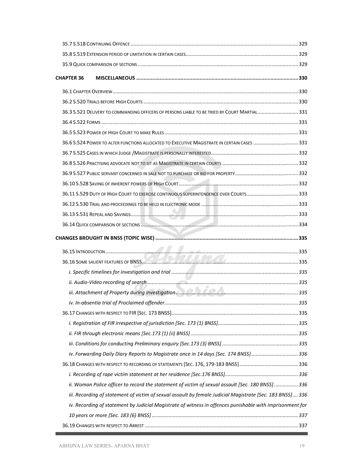 BNSS AND CRPC (QUICK CHARTS) FOR JUDICIARY EXAM (ALL STATES) [Paperback] Aparna Bhat and Anuradha Bhat