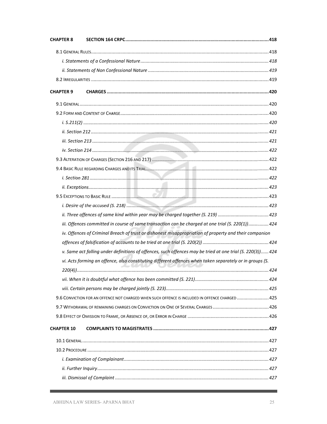 BNSS AND CRPC (QUICK CHARTS) FOR JUDICIARY EXAM (ALL STATES) [Paperback] Aparna Bhat and Anuradha Bhat