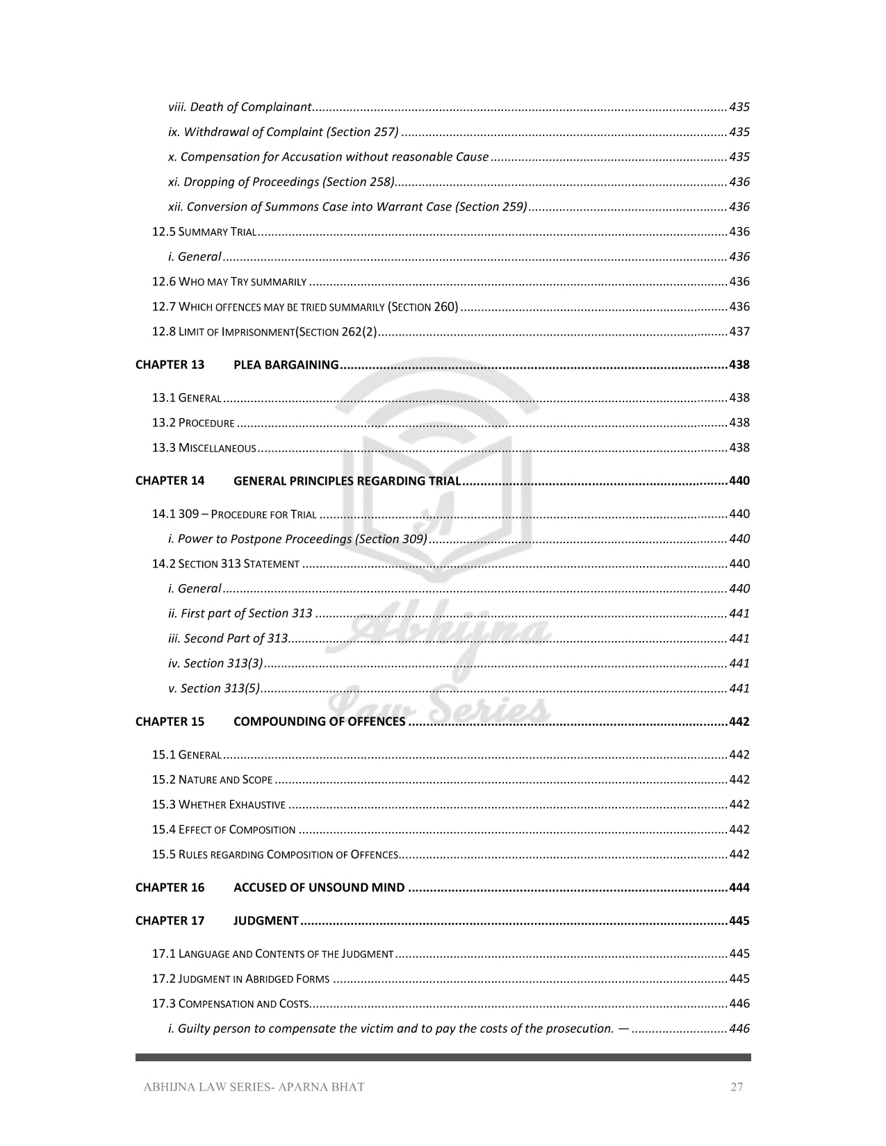 BNSS AND CRPC (QUICK CHARTS) FOR JUDICIARY EXAM (ALL STATES) [Paperback] Aparna Bhat and Anuradha Bhat