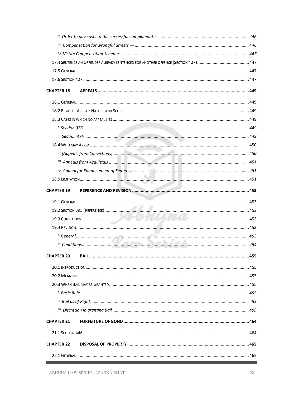 BNSS AND CRPC (QUICK CHARTS) FOR JUDICIARY EXAM (ALL STATES) [Paperback] Aparna Bhat and Anuradha Bhat
