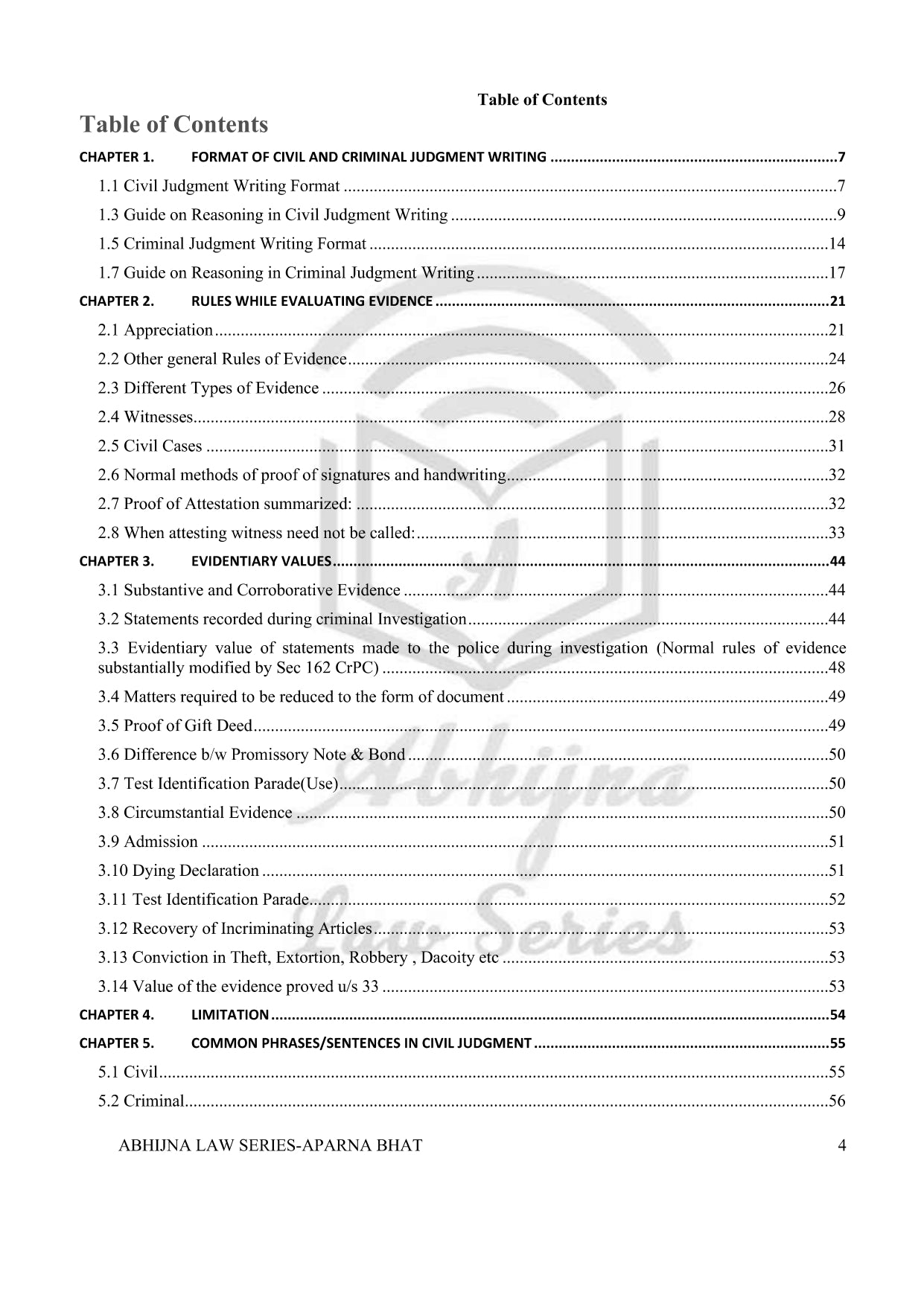 Judgment Writing Book (Civil & Criminal) for Mains [Karnataka Judiciary Law Paper II & III]