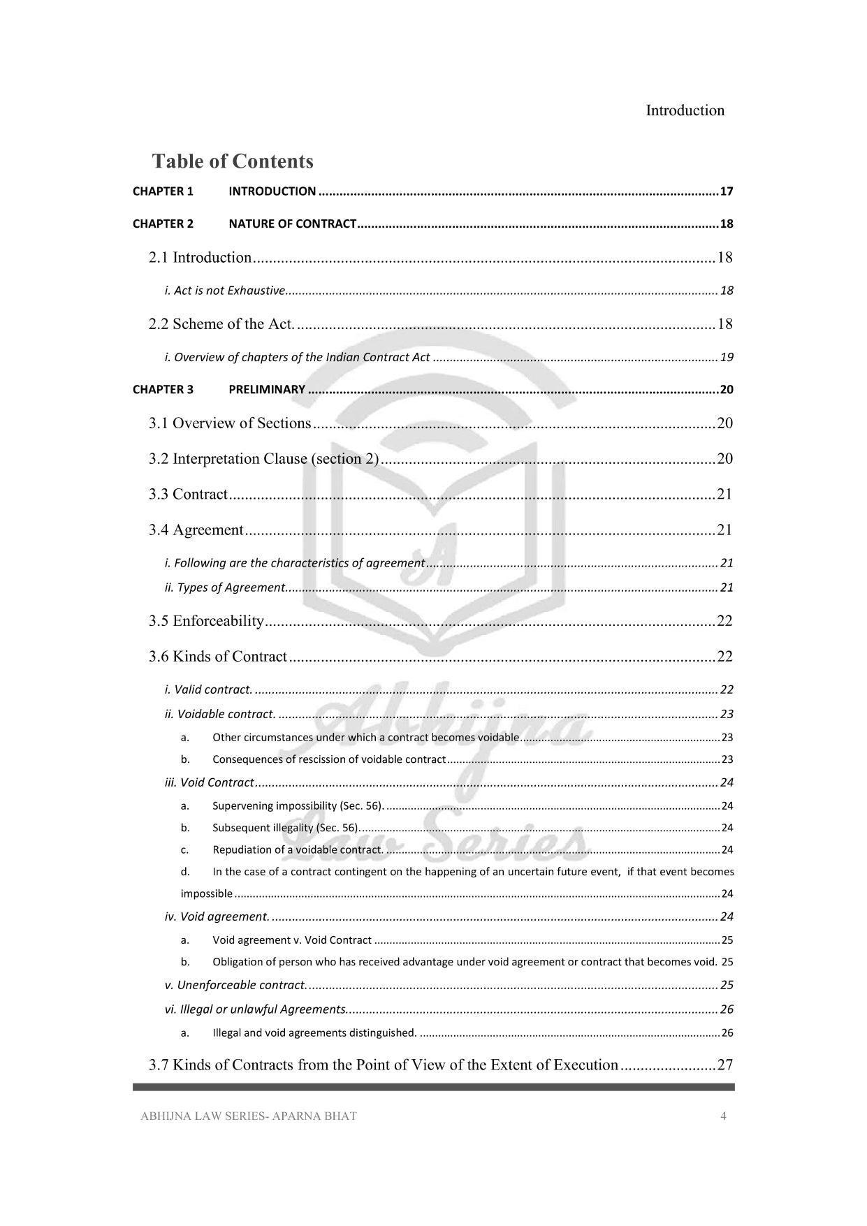 Contract Act (Quick Notes) for Judiciary Exams (All States) [Paperback] Aparna Bhat and Anuradha Bhat