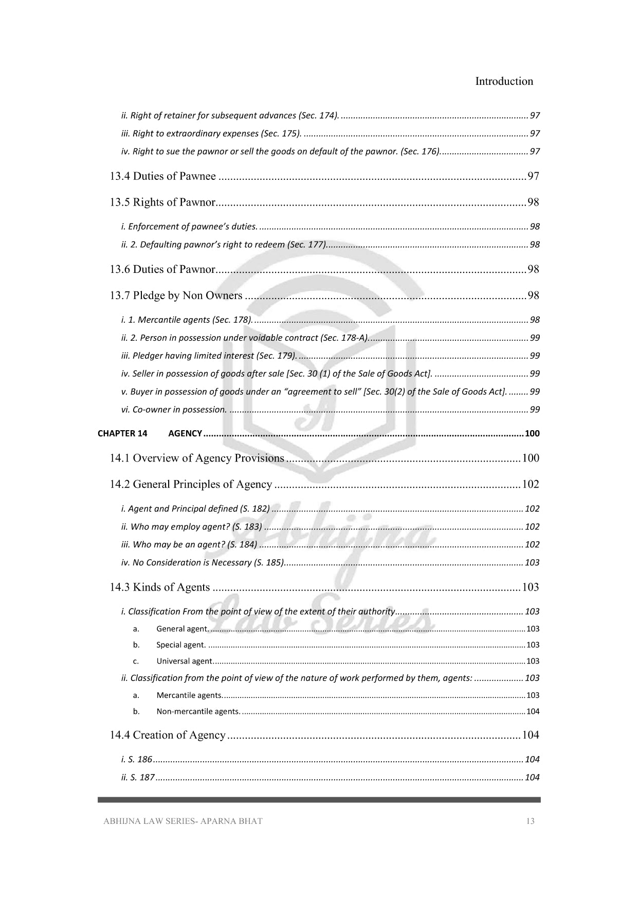 Contract Act (Quick Notes) for Judiciary Exams (All States) [Paperback] Aparna Bhat and Anuradha Bhat