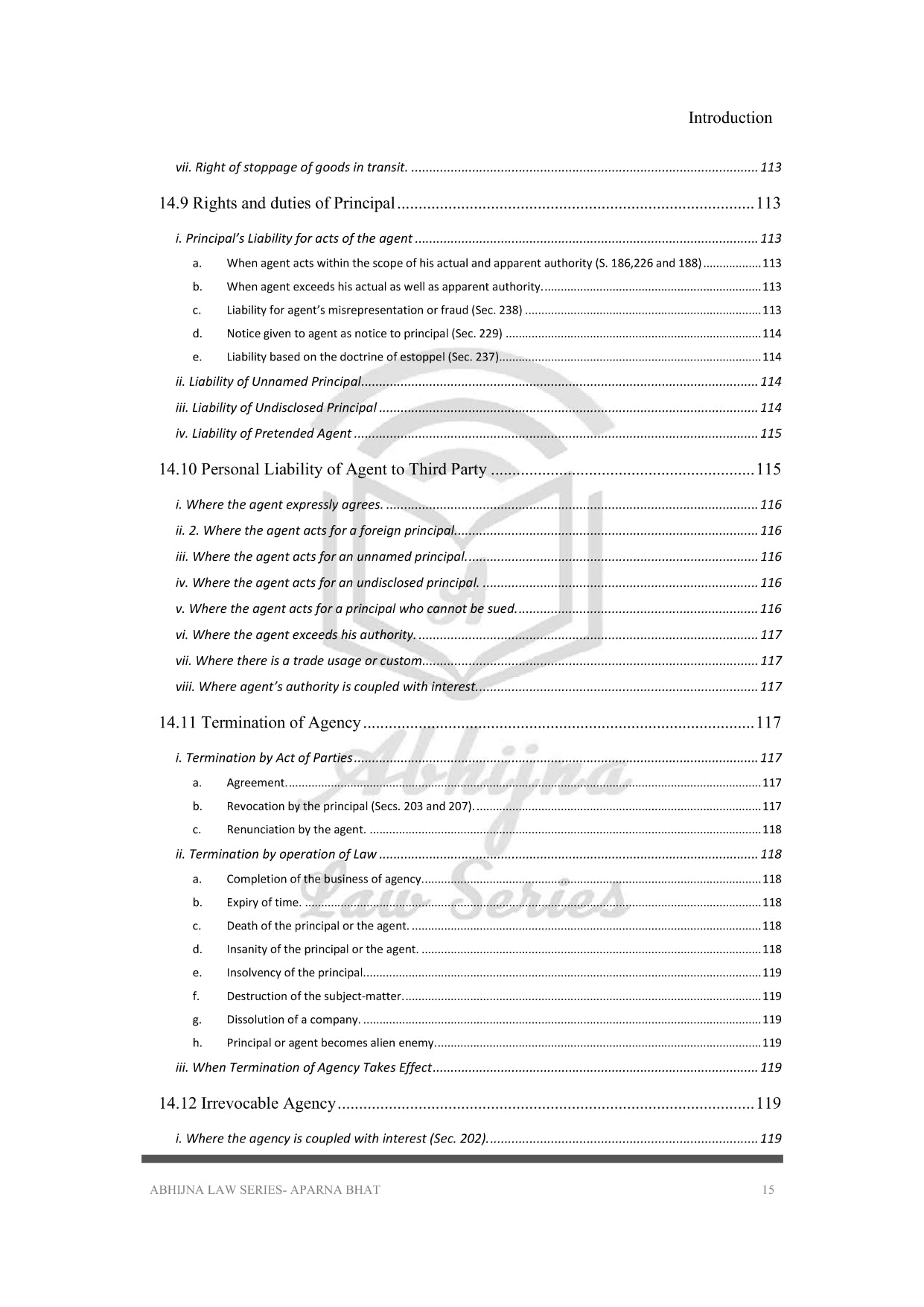 Contract Act (Quick Notes) for Judiciary Exams (All States) [Paperback] Aparna Bhat and Anuradha Bhat