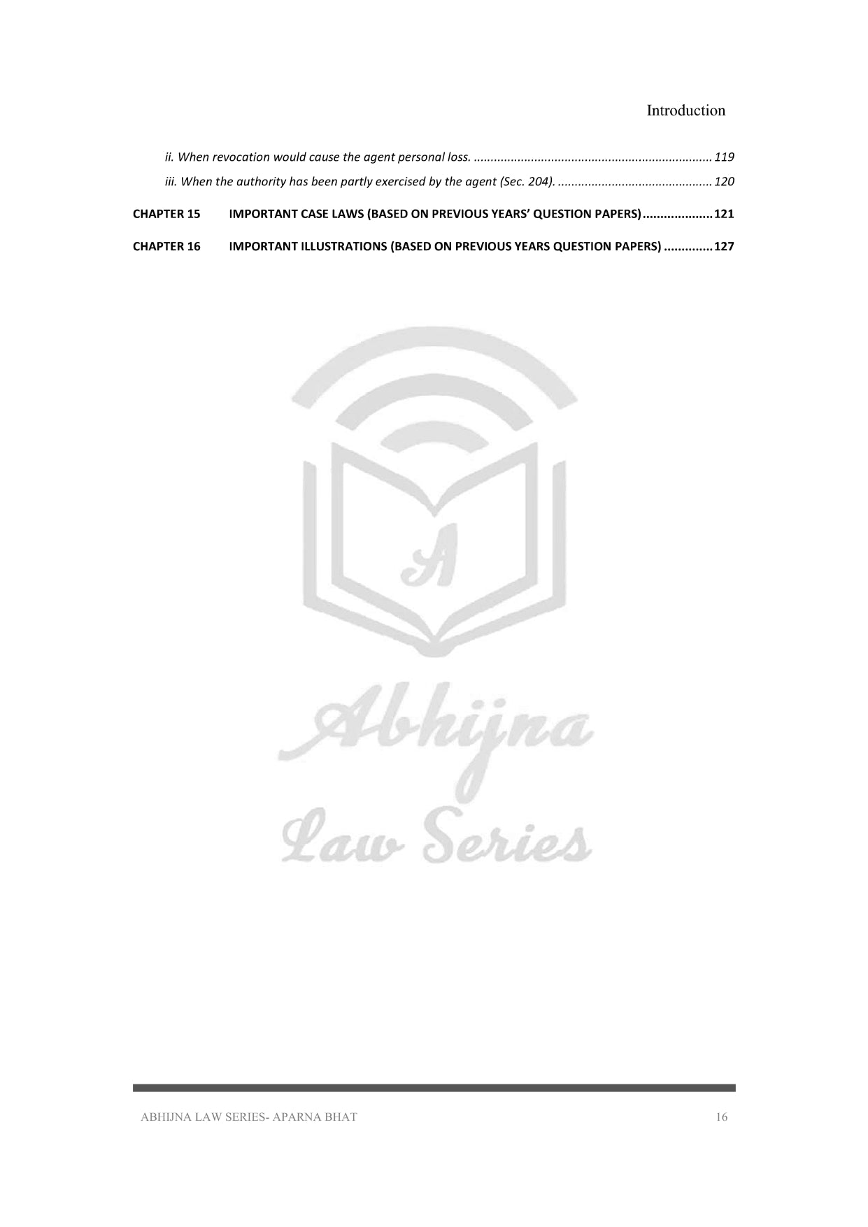 Contract Act (Quick Notes) for Judiciary Exams (All States) [Paperback] Aparna Bhat and Anuradha Bhat